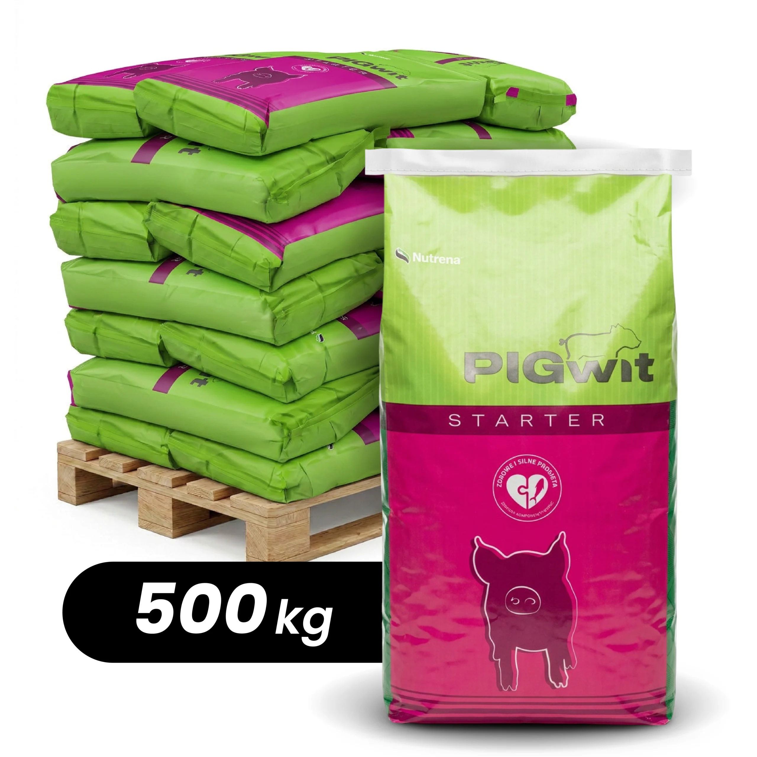PASZE_2-11 20x Granulat NUTRENA PIGWIT STARTER dla prosiąt (500kg) PALETA - obrazek 1
