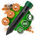 ZeroPest MAŁY ODSTRASZACZ NA KRETY 650m2 - NA BATERIE - obrazek 3