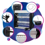 ZeroPest LAMPA OWADOBÓJCZA LED 26x6x25CM LAR5585 - obrazek 5