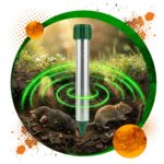 ZeroPest DUŻY ODSTRASZACZ NA KRETY 800m2 - NA BATERIE - obrazek 8