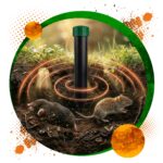 ZeroPest MAŁY ODSTRASZACZ NA KRETY 650m2 - NA BATERIE - obrazek 8